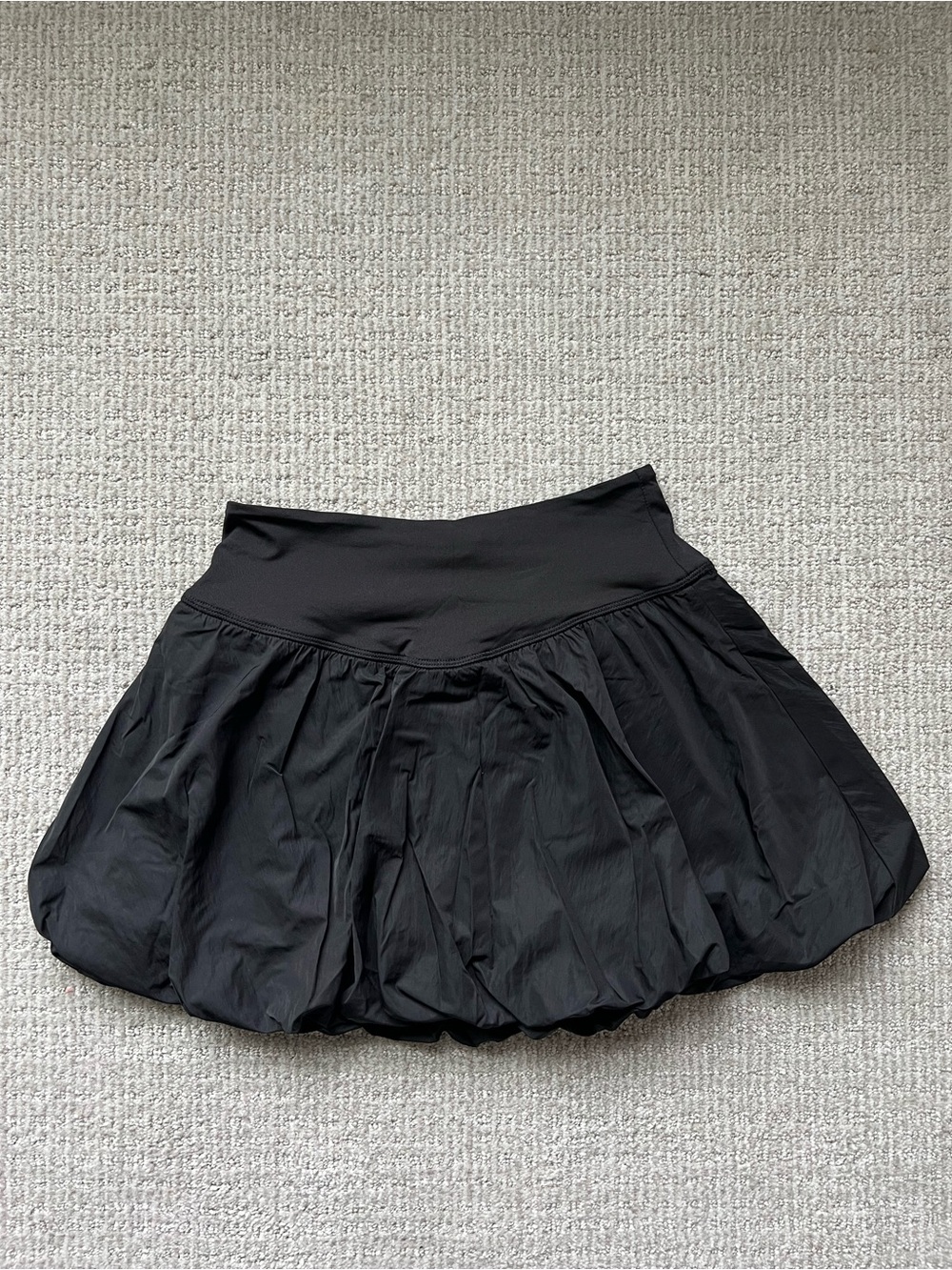 Bubble Hem Mini Skirt